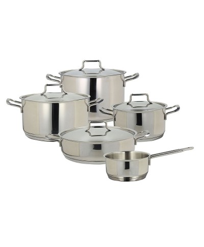 1 - Batteria di pentole 9 pezzi inox Tognana Vanitosa