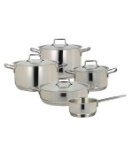 1 - Batteria di pentole 9 pezzi inox Tognana Vanitosa