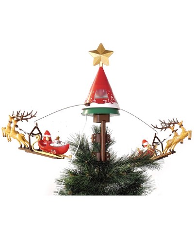 2 - Puntale albero di Natale rotante con slitte 107001