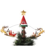 2 - Puntale albero di Natale rotante con slitte 107001