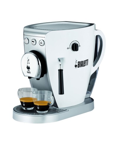 1 - Bialetti Tazzissima, macchina da caffè espresso bianca