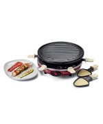 1 - Raclette fondue Ariete 795 griglia elettrica fonduta rotonda