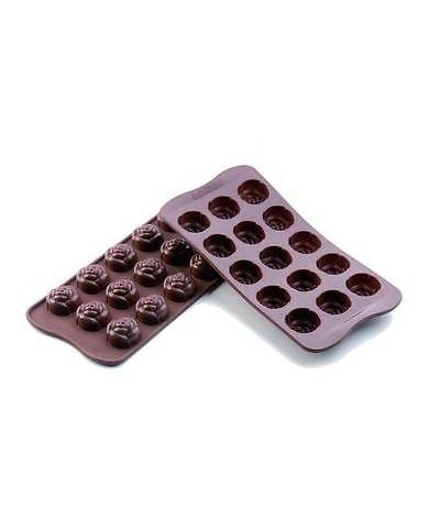 1 - SILIKOMART STAMPO SILICONE FORNO EASYCHOC ROSE CIOCCOLATINI DOLCI SCG13