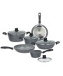1 - Batteria di pentole 10 pezzi Tognana Obsidian
