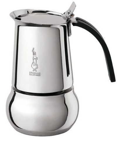 1 - Caffettiera moka Kitty 10 tazze Bialetti inox induzione
