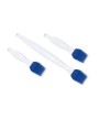 1 - SILIKOMART SET 3 PENNELLI BLU SPATOLE IN SILICONE PER DOLCI TORTE ACC 025