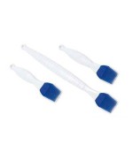 1 - SILIKOMART SET 3 PENNELLI BLU SPATOLE IN SILICONE PER DOLCI TORTE ACC 025