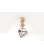 1 - CALDER STAMPO RAVIOLI TRIANGOLARE TAGLIA RAVIOLO ALLUMINIO 5,4 CM 2110