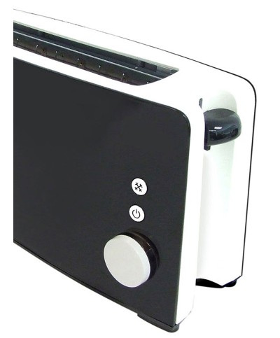 2 - ARIETE TOSTAPANE TOSTA LONG SLOT TOSTER GRIGLIA EXTRA LARGE NERO 1000W 127