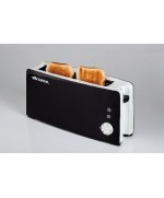 3 - ARIETE TOSTAPANE TOSTA LONG SLOT TOSTER GRIGLIA EXTRA LARGE NERO 1000W 127