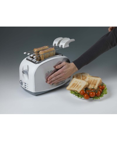 2 - ARIETE TOSTAPANE TOSTA PANE TBRUNCH METAL TIMER 2 PINZE ACCIAIO 600W 103