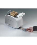 4 - ARIETE TOSTAPANE TOSTA PANE TBRUNCH METAL TIMER 2 PINZE ACCIAIO 600W 103