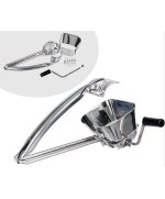 1 - TRITAVERDURE TRITA  VERDURE VERDURA DA CUCINA MANICO MANUALE IN ACCIAIO