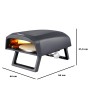5 - Reber forno pizza a gas portatile VPM-12AS 500°