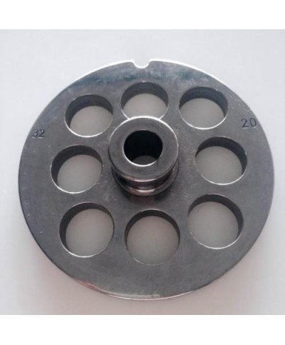 1 - Piastra TC 32 Reber diametro 20 mm acciaio per tritacare elettrico