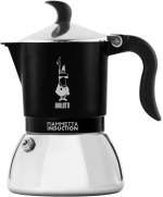 1 - Bialetti moka caffettiera Fiammetta Induction 2 tazze induzione nero