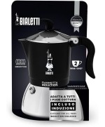2 - Bialetti moka caffettiera Fiammetta Induction 2 tazze induzione nero