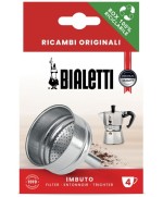 3 - Filtro ad imbuto 4 tz Bialetti alluminio moka Express 800134