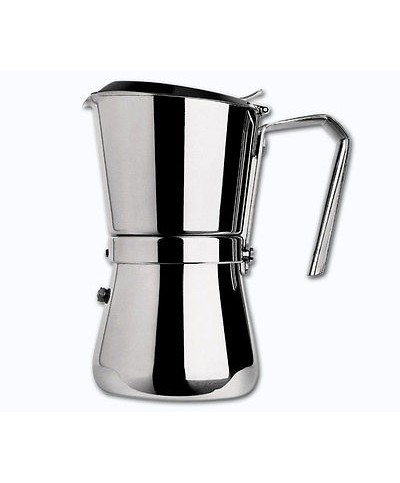 1 - Caffettiera 1 tazza Giannini acciaio Giannina 101