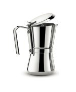 1 - Caffettiera 3 / 1 tazze acciaio Giannini  Giannina 102