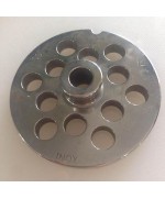 1 - REBER PIASTRA TC 22 DIAM. 12 MM ACCIAIO INOX PER TRITACARNE ELETTRICO