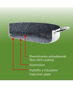 3 - Gran Famiglia Deluxe Tegame cm 40 Aeternum Petravera