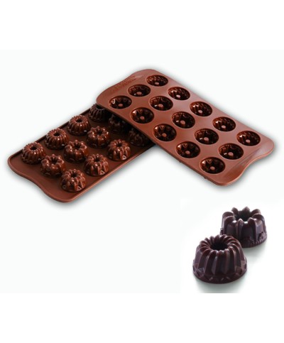 1 - SILIKOMART STAMPO SILICONE FORNO EASYCHOC FANTASIA CIOCCOLATINI SCG19