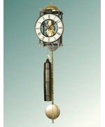 1 - OROLOGIO A PENDOLO DA PARETE CASSA IN METALLO MOVIMENTO MECCANICO 7097400