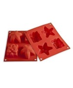 1 - SILIKOMART BABY LINE STAMPO FORMA SILICONE FORNO HAPPY CHRISTMAS HSF 01