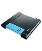 1 - SALTER  BILANCIA ELETTRONICA DA CUCINA 3 KG DIV 1 GR FUNZIONE OROLOGIO