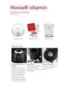 3 - Pentola a pressione 7 litri + cestello + ecodose Novia Vitamin Lagostina
