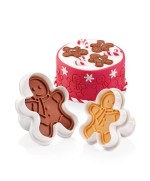 1 - Tagliabiscotti timbro 2 pz omino pan zenzero 630858  Tescoma