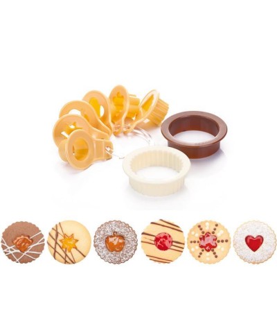 1 - Tagliabiscotti frollini tradizionali 8 Pz Tescoma