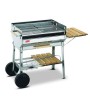 1 - FERRABOLI BARBECUE EURO ACCIAIO INOX BRACIERE LEGNA CARBONELLA GRIGLIA