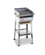 1 - FERRABOLI BARBECUE ITALY ACCIAIO INOX BRACIERE LEGNA CARBONELLA GRIGLIA