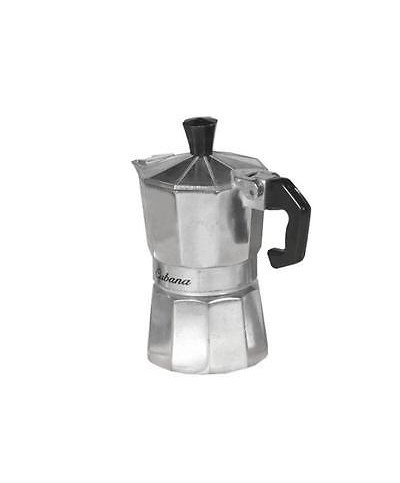 1 - CAFFETTIERA CUBANA MOKA 6 TAZZE CAFFÈ CAFFE COFFEE MAKER ALLUMINIO 726307