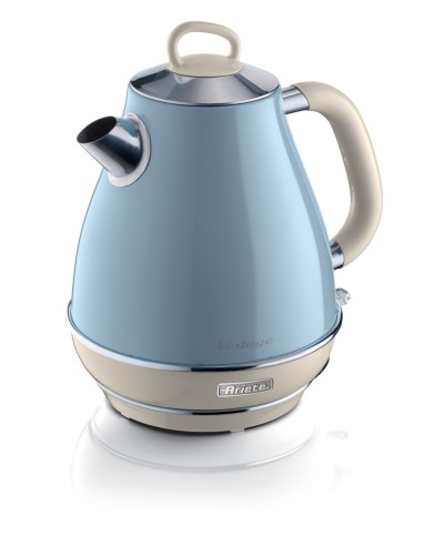 1 - Kettle Bollitore Elettrico Ariete 2869 Celeste Vintage