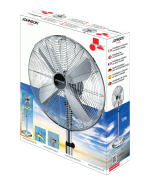 2 - Ventilatore a colonna Lusso Johnson Acciaio