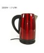 1 - Bollitore elettrico kettle 1,7 LITRI inox rosso 873301