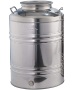 1 - Sansone fusto aggraffato 50 litri inox bidone olio F50-R