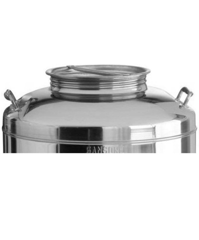 2 - Sansone fusto aggraffato 50 litri inox bidone olio F50-R