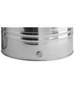 3 - Sansone fusto aggraffato 50 litri inox bidone olio F50-R