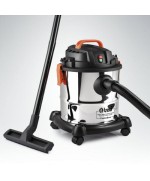 1 - TREVI BIDONE ASPIRA SOLIDI E LIQUIDI FUSTO EVO 1000 W 20 LT INOX ASP461