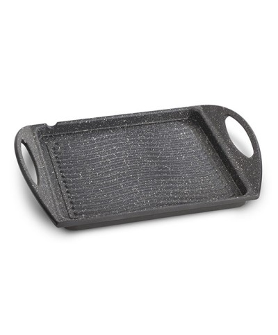 1 - Bistecchiera rigata alluminio pressofuso 25 x 25 cm Lagostina