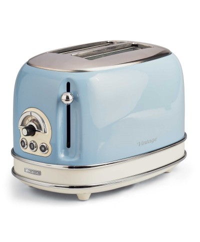 1 - Tostapane Ariete Tostapane Vintage 2 pinze celeste 155