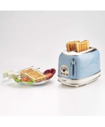 3 - Tostapane Ariete Tostapane Vintage 2 pinze celeste 155