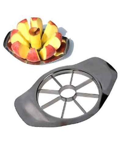 1 - TAGLIA AFFETTA MELA ACCIAIO INOX TAGLIAMELA MELE 8 SPICCHI LEVA TORSOLO