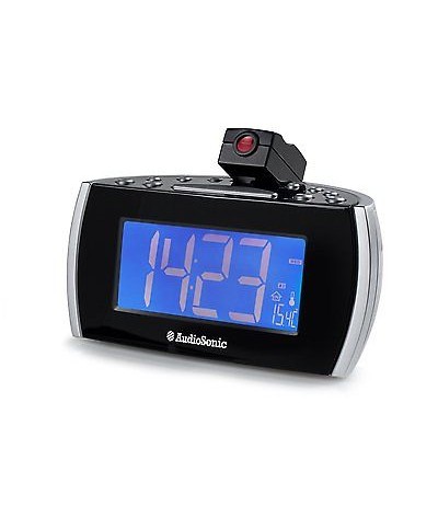 1 - AUDIOSONIC RADIOSVEGLIA RADIO FM SVEGLIA CON OROLOGIO ALLARME CL 1491