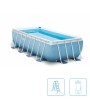 2 - Piscina fuoriterra rettangolare prisma Intex 26772 cm 300x175x80 + pompa