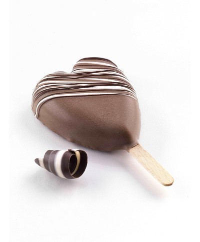 2 - Silikomart Stampo gelato mini Heart cuore su stecco GEL03 IC